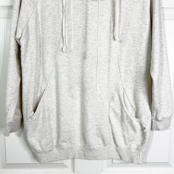 Blue Vanilla Funnel Neck 3/4 Sleeve Top in Oatmeal Size S - Picture 4 of 10